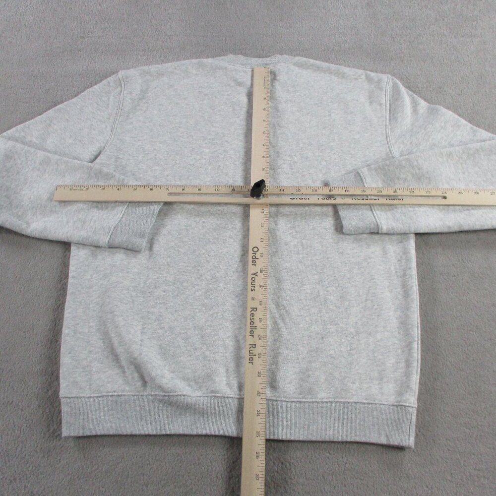 SKIMS Fleece Lounge Crewneck Sweatshirt Mens Small Light Heather Gray Pullover - Picture 6 of 9